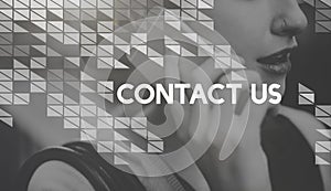 Contact Customer Care Support Help Service Assistance Concept