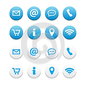 Contact Icons Vector