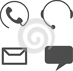 Contact icons