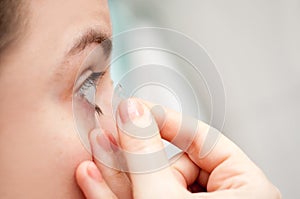 Contact lenses photo