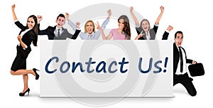 Contact us on banner