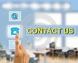 Contact us concept