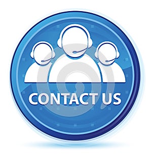 Contact us (customer care team icon) midnight blue prime round button