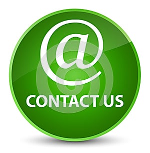 Contact us (email address icon) elegant green round button