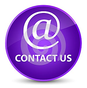 Contact us (email address icon) elegant purple round button