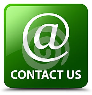 Contact us (email address icon) green square button