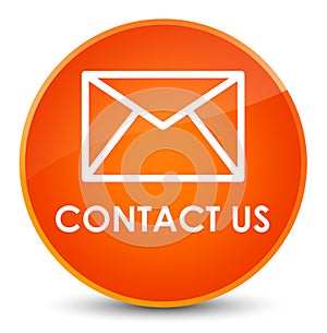 Contact us (email icon) elegant orange round button