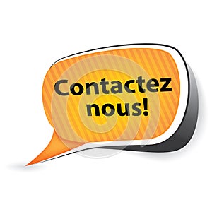 Contact us! French language Contactez nous