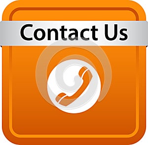 Contact us icon web button