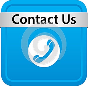 Contact us icon web button