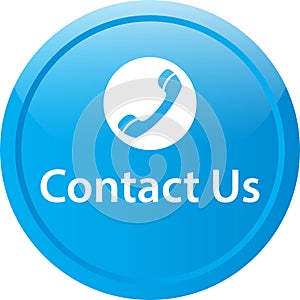 Contact us icon web button