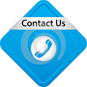 Contact us icon web button