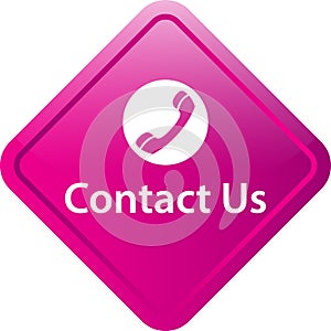 Contact us icon web button