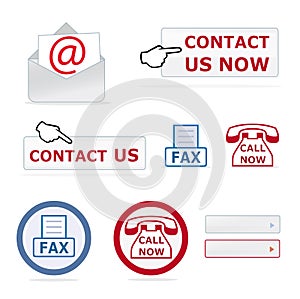 Contact us icons