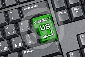 Contact Us Key Computer Keyboard