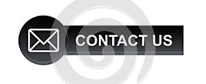 Contact us mail icon button