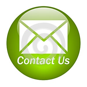 Contact us mail icon web button