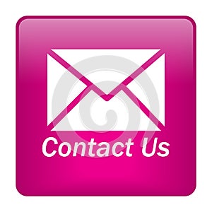 Contact us mail icon web button