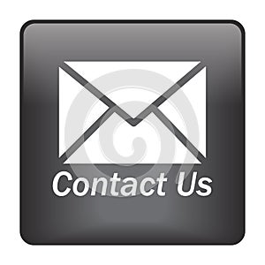 Contact us mail icon web button