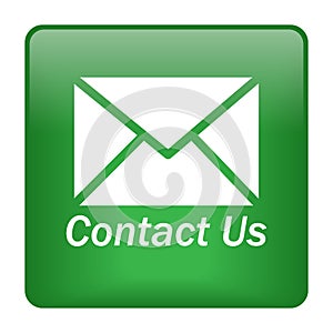 Contact us mail icon web button