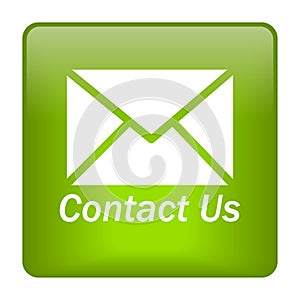 Contact us mail icon web button