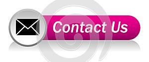 Contact us mail icon web button