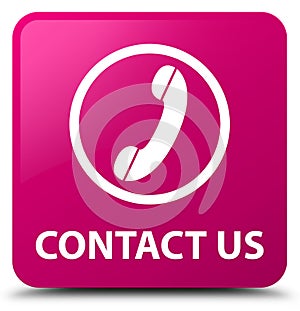 Contact us (phone icon) pink square button