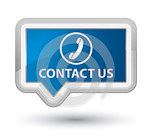 Contact us (phone icon) prime blue banner button