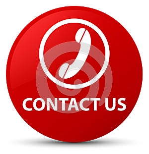 Contact us (phone icon) red round button