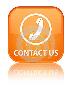 Contact us (phone icon) special orange square button