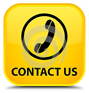 Contact us (phone icon) special yellow square button