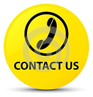 Contact us (phone icon) yellow round button