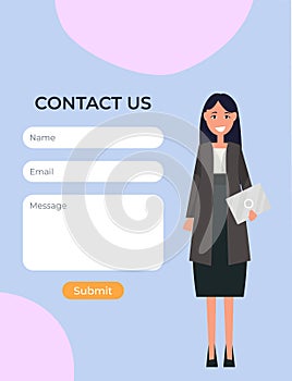 Contact us. Send us message with your contact information, and we will get back to you