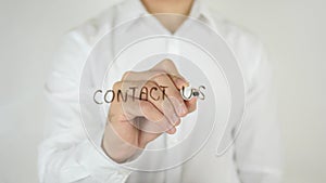 Contact Us, Written on Glass