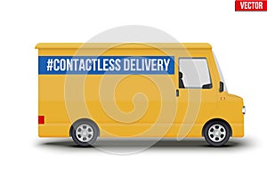 Contactless delivery curier transport