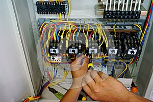 Contactor wiring work