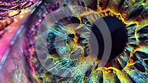 Contained within the outer segment of the photoreceptor cells are specialized structures called photopigments which