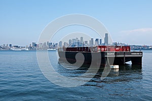 Container Boat in Seattle