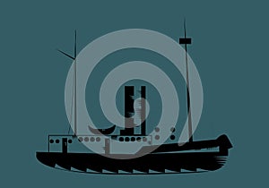 Container Cargo Freighter Ship