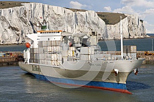 Container cargo ship