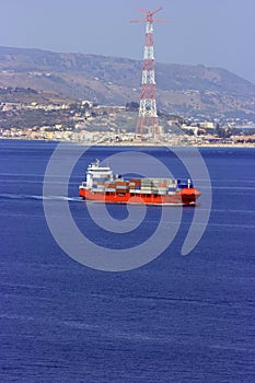 Container cargo ship