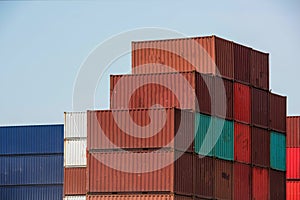 container,container ship in import export and business logistic,By crane,Trade Port , Shipping,cargo to