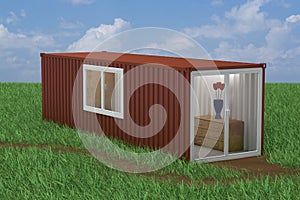 Container Converted into Home