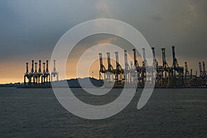 Container Crane at Tanjong Pagar Loading Dock, Singapore photo