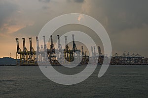 Container Crane at Tanjong Pagar Loading Dock, Singapore photo