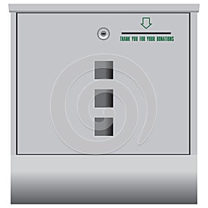 Container for donation