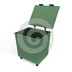 The container for dust