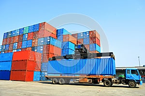 Container forklift