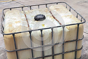 Container for hazardous chemical waste