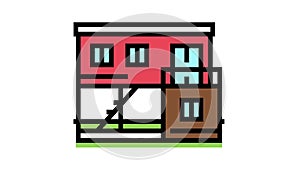 container home color icon animation